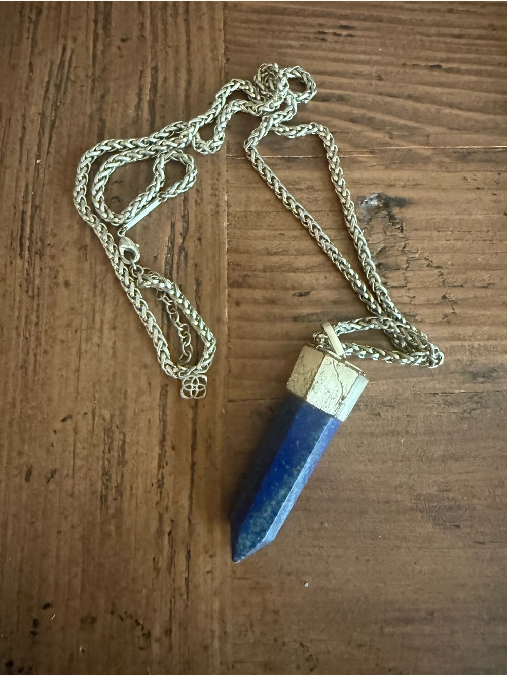 Kendra Scott Jayce Blue Lapis Long Pendant Necklace – Discontinued